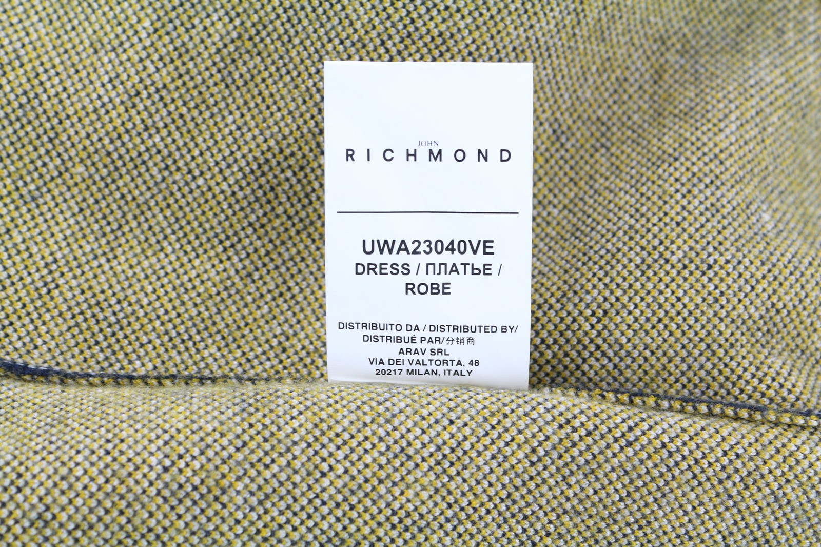 RICHMOND X Women's Dress S Knitted Multicolour Long Sleeve Unlined Pullover