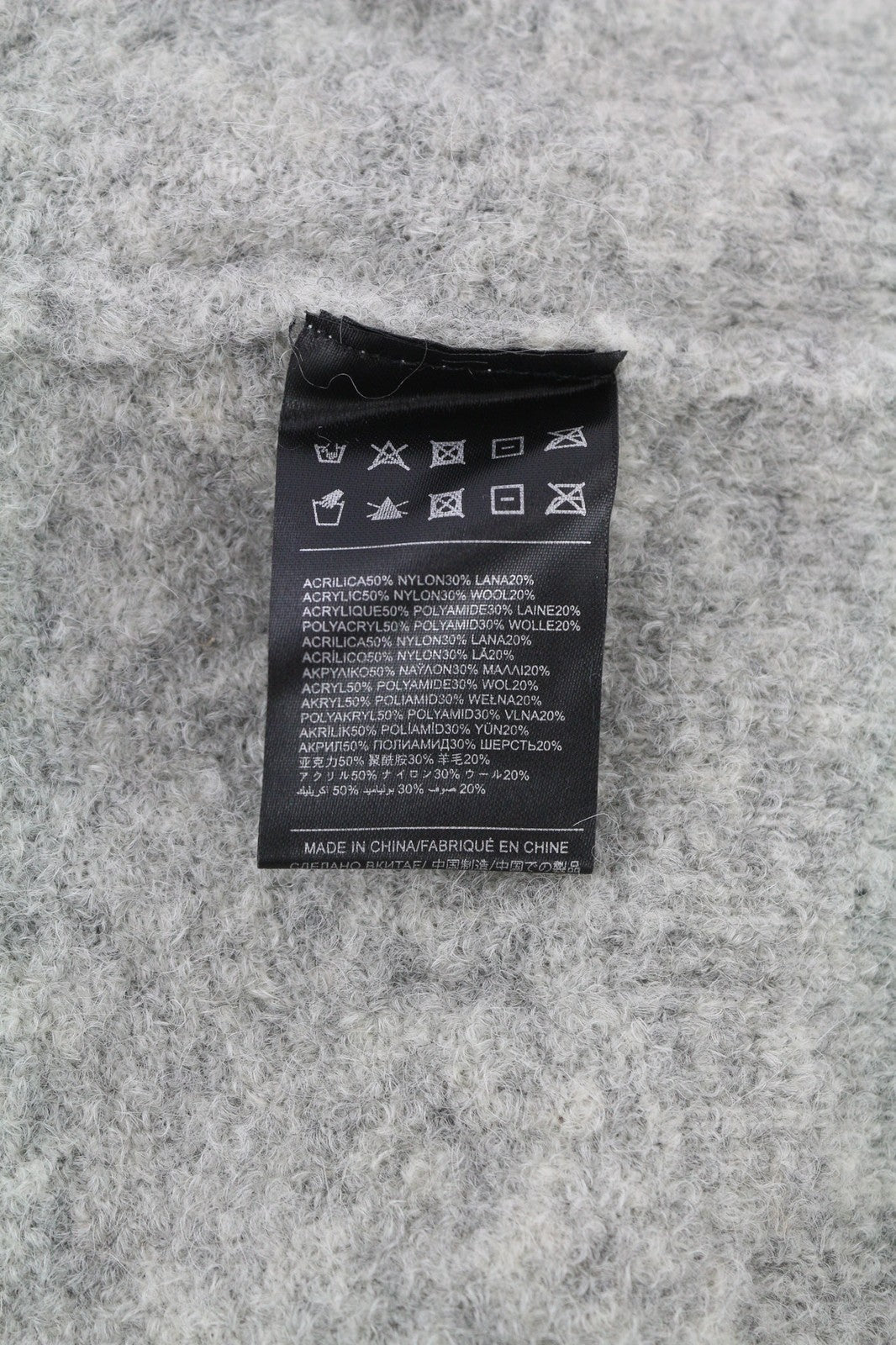 RICHMOND X Women's Jumper S Twinset Knit Button Stretch Wool Dark Melange