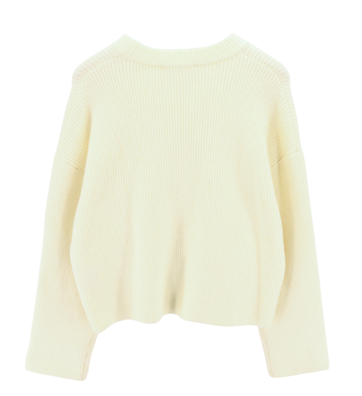 RICHMOND X Women's Jumper S White Knit Pullover Round Neck Long Sleeve