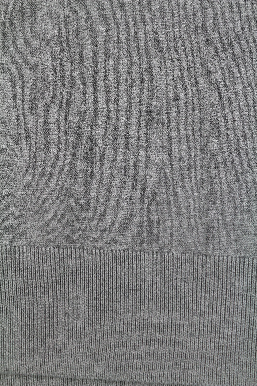 RICHMOND X Men's Jumper M Grey V-Neck Knit Pullover Logo Long Sleeve Casual