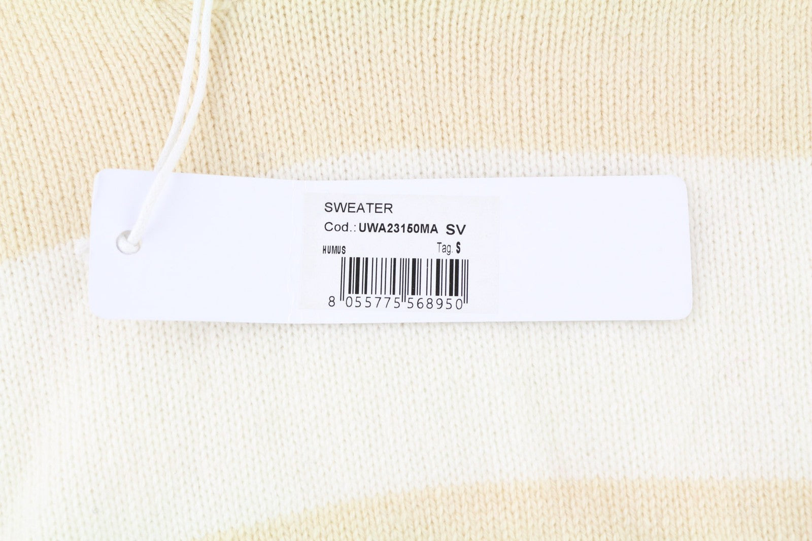 RICHMOND X Women's Jumper S Wool Knit V-Neck Stretch Pullover Dual Tone Design