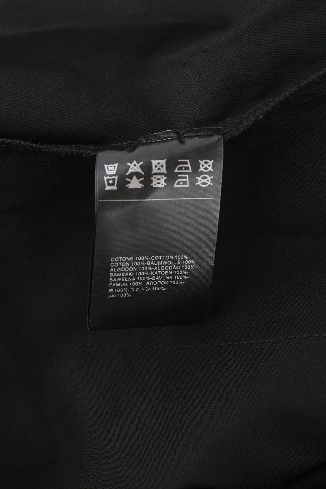 RICHMOND X Women's Shirt S Black Spread Collar Button-Up Long Sleeve Pockets