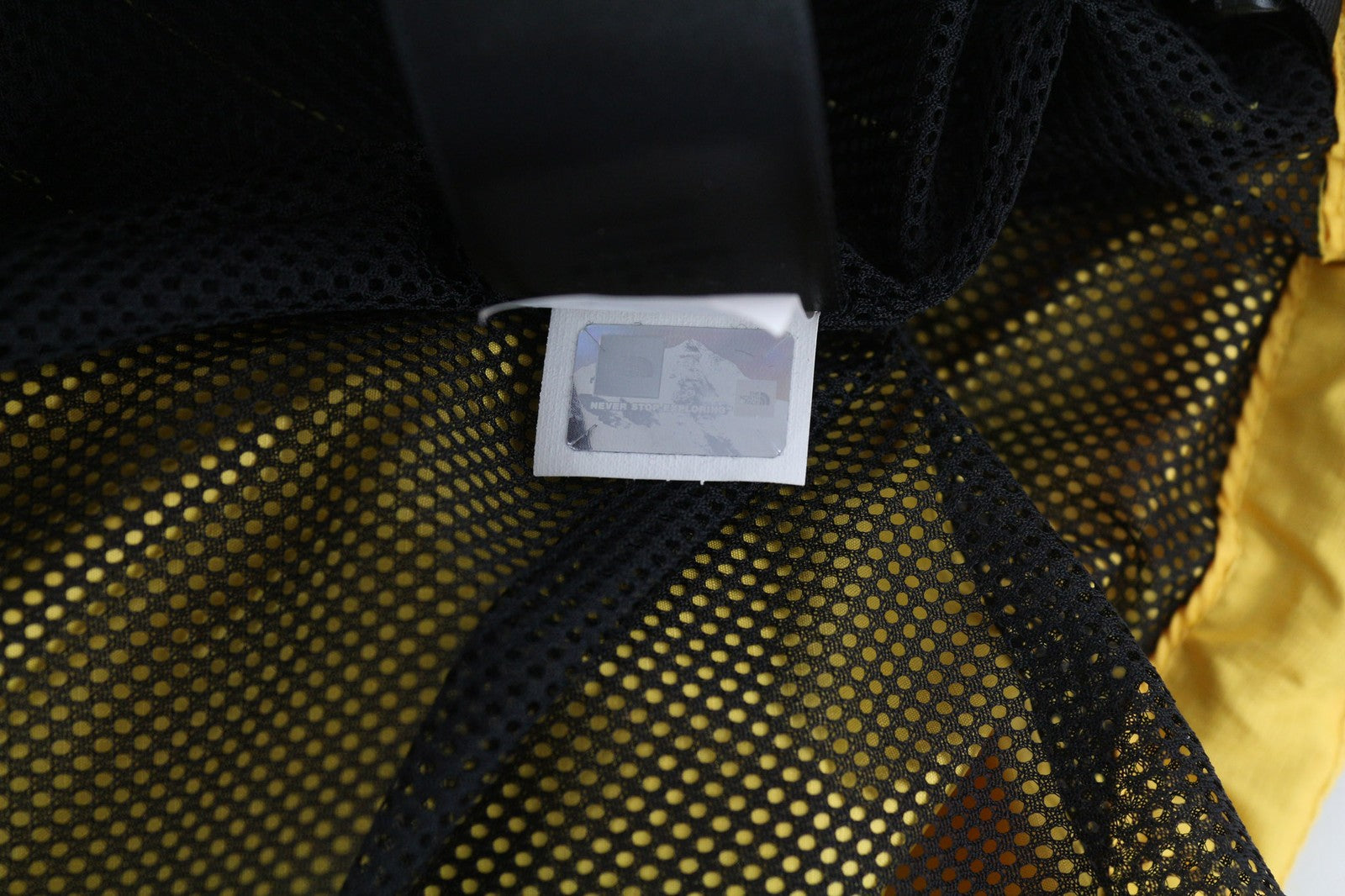 THE NORTH FACE Women's Jacket XL T93YH6 Black Yellow Lined Anorak Hooded Zip