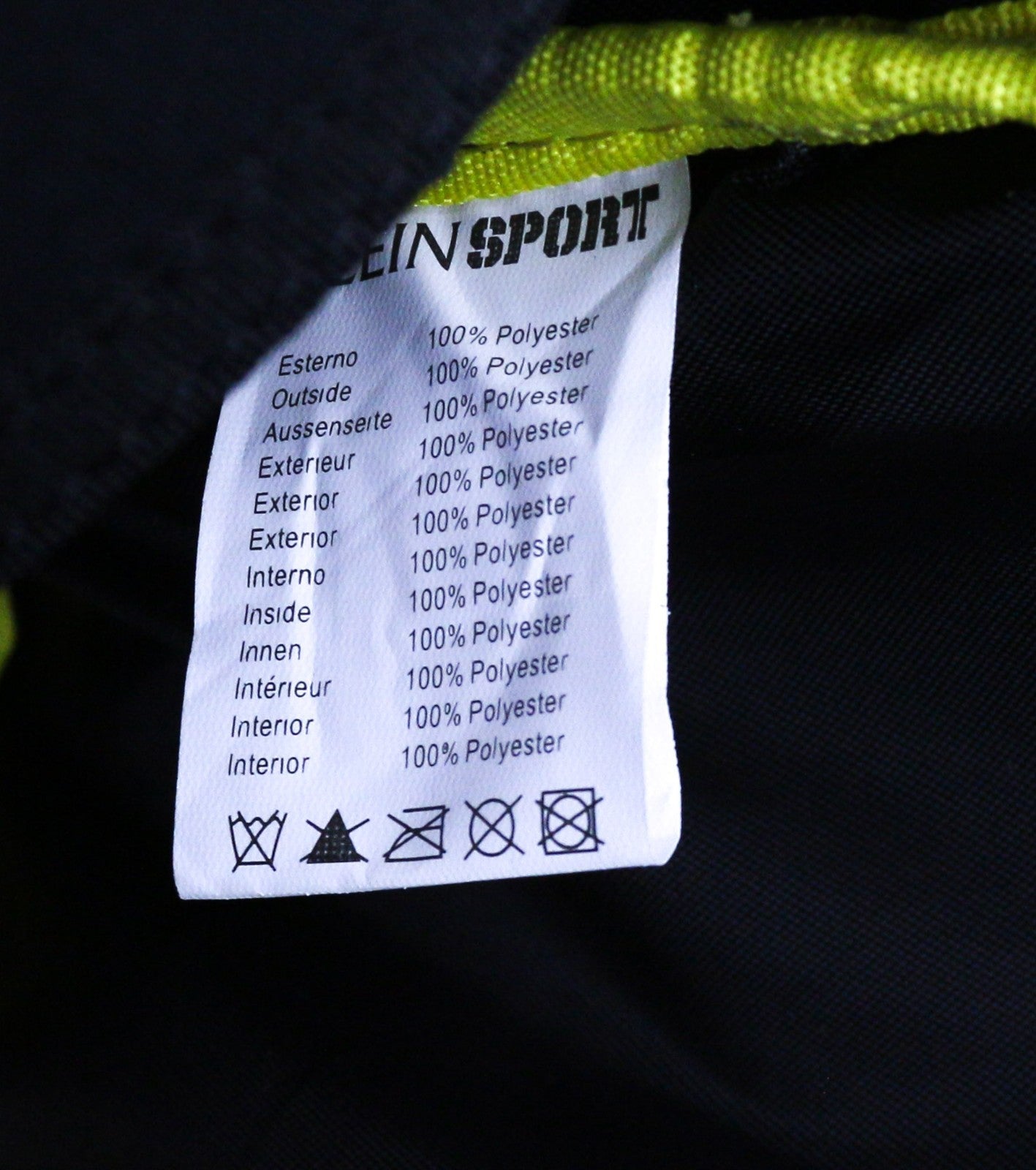 PHILIPP PLEIN Men's Backpack One Size Move Green Lined Adjustable Handle Zip