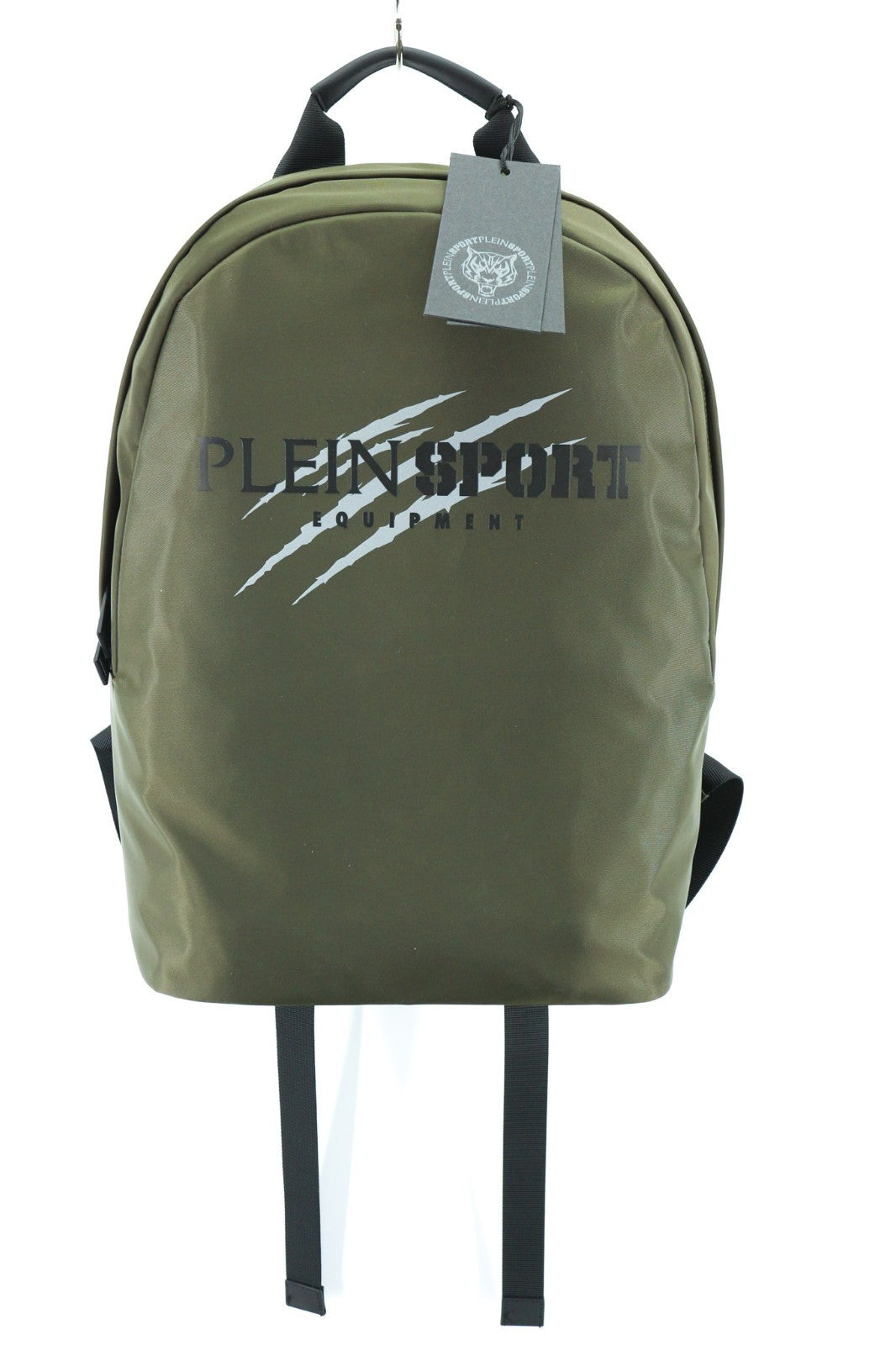 PHILIPP PLEIN Men's Backpack One Size Move Green Lined Adjustable Handle Zip