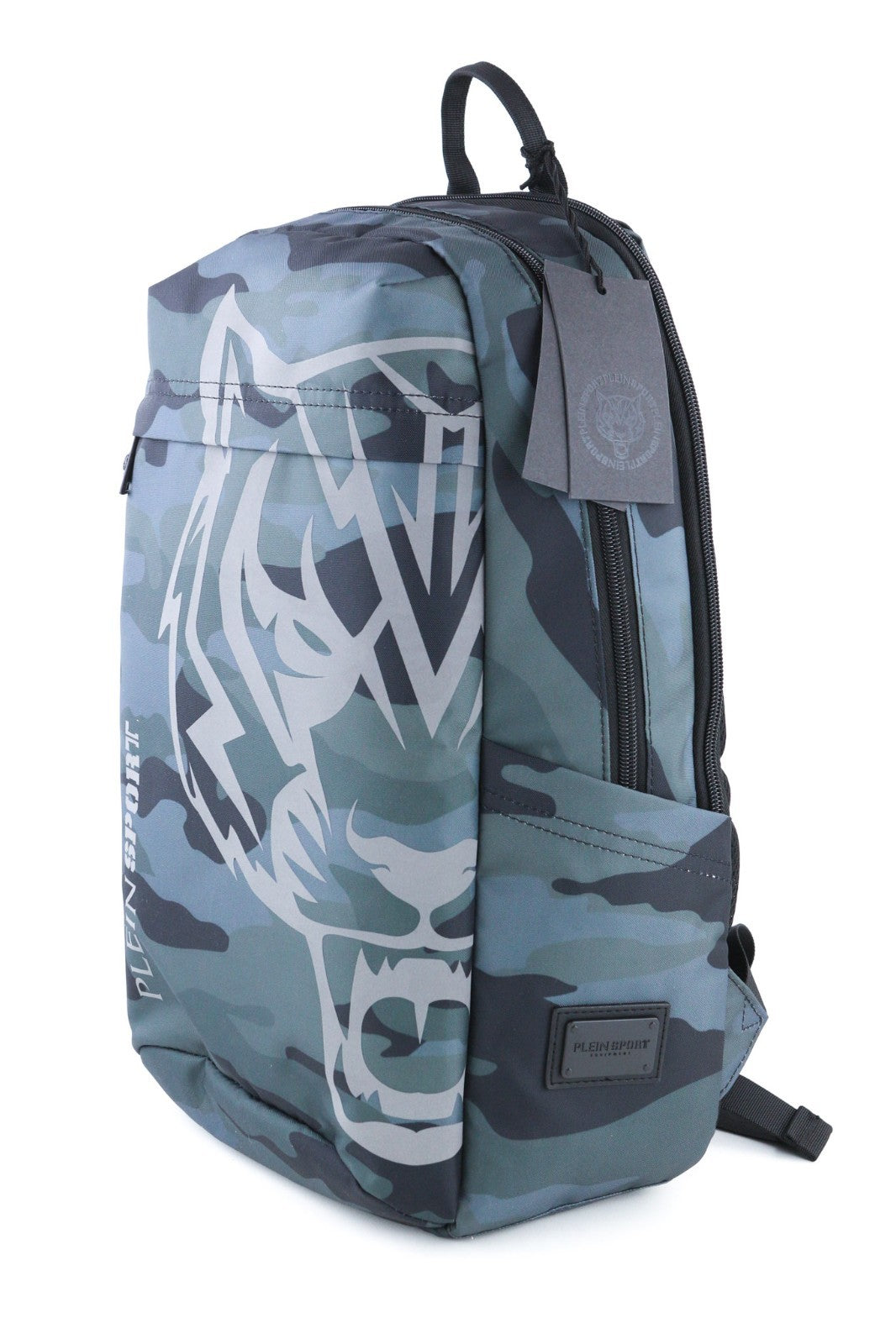 PHILIPP PLEIN Men's Backpack One Size Philadelphia Camo Print Large Zip Lined