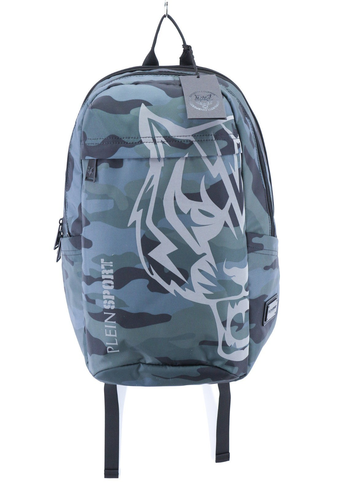 PHILIPP PLEIN Men's Backpack One Size Philadelphia Camo Print Large Zip Lined