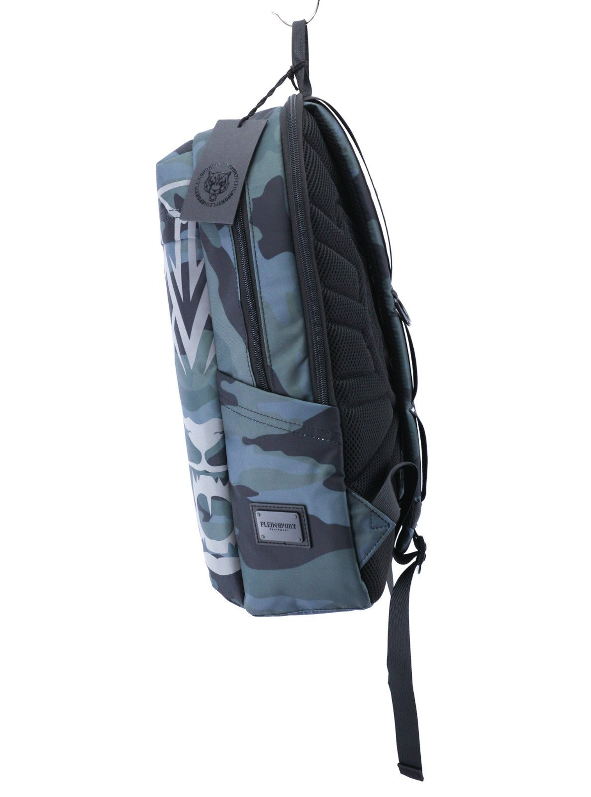 PHILIPP PLEIN Men's Backpack One Size Philadelphia Camo Print Large Zip Lined