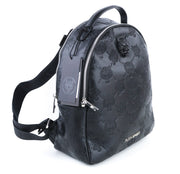 PHILIPP PLEIN Women's Backpack One Size Lindsey Black Lined Pocket Twin Handle