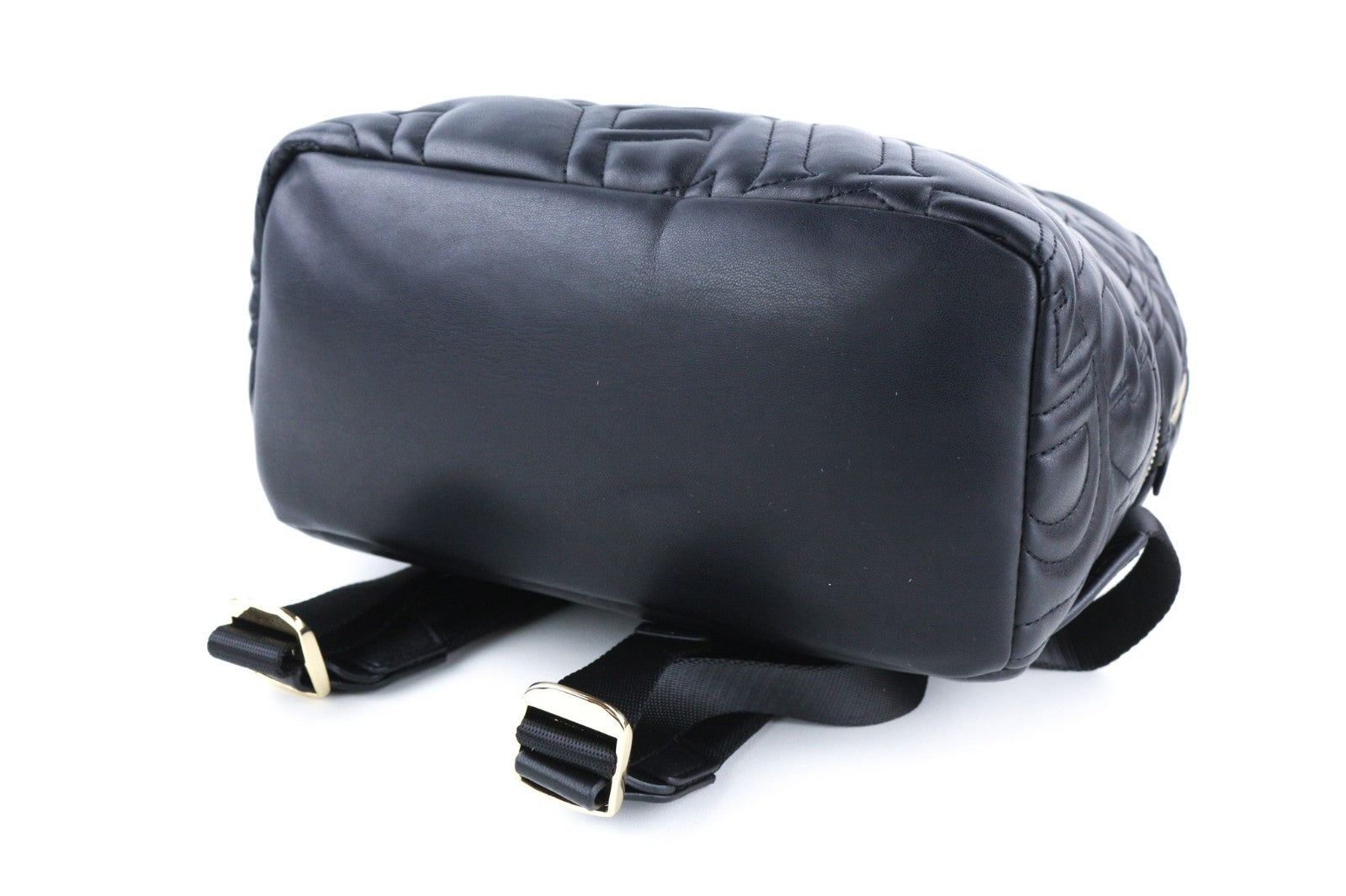 PHILIPP PLEIN Women's Backpack One Size Tess Black Lined Twin Handle Zip Pocket