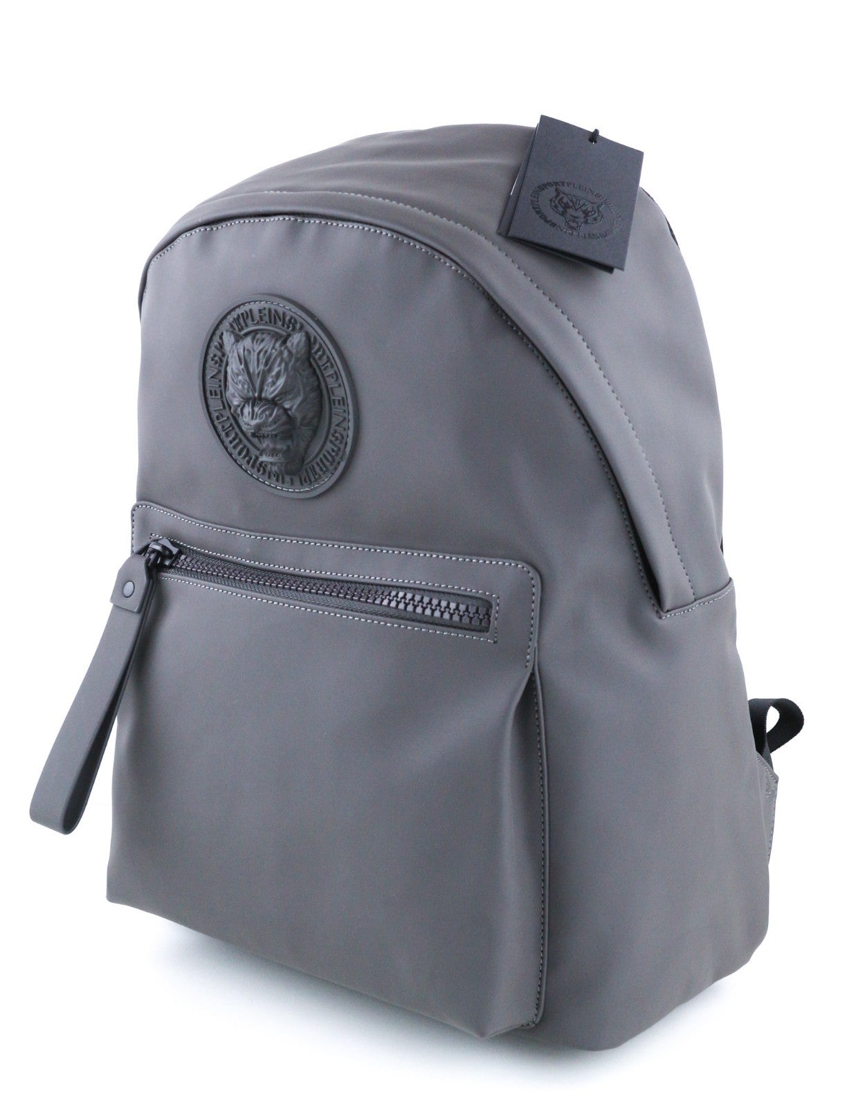 PHILIPP PLEIN Women's Backpack One Size Boston Grey Lined Double Adjustable Bag