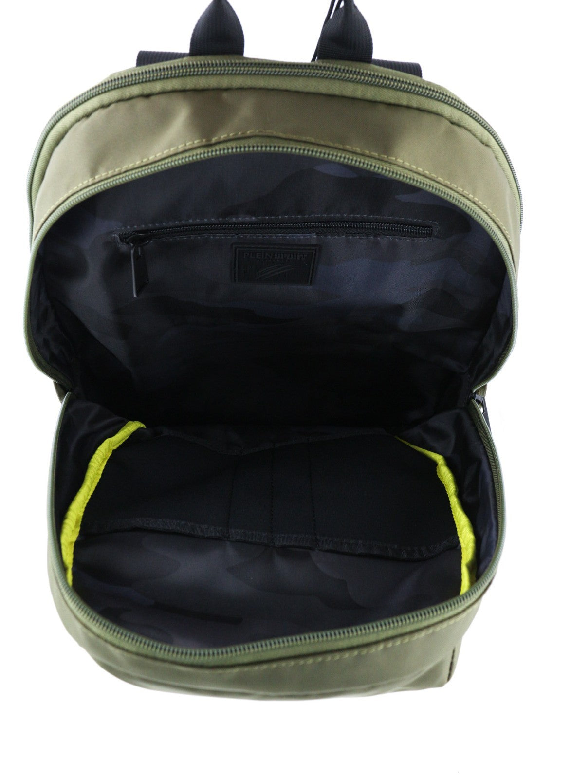 PHILIPP PLEIN Men's Backpack One Size Philadelphia Green Zip Pocketed Lined