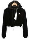 Black Polyester Sweatshirt