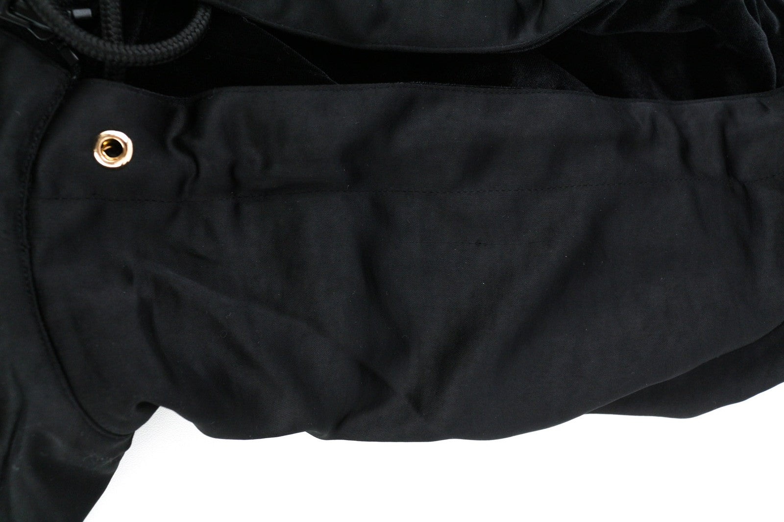 RICHMOND X Women's Sweatshirt 40 Black Two-Way Zip Cropped Hooded Strap Detail