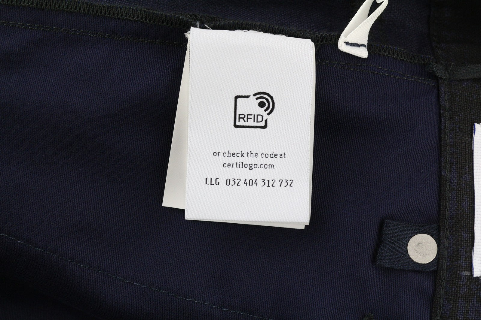 OFF-WHITE Men's Trousers W31 Linen Blend Black Blue Baggy Pleated Tapered RRP600