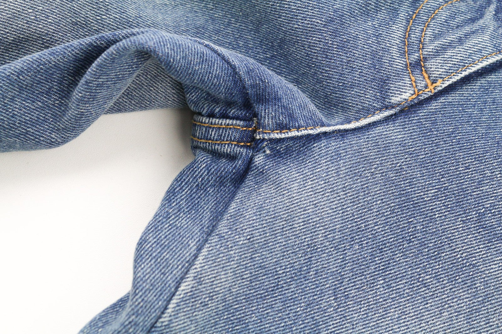 OFF-WHITE Women's Jeans W29 Blue Slim Flared Fit Washed Cotton Zipped Denim