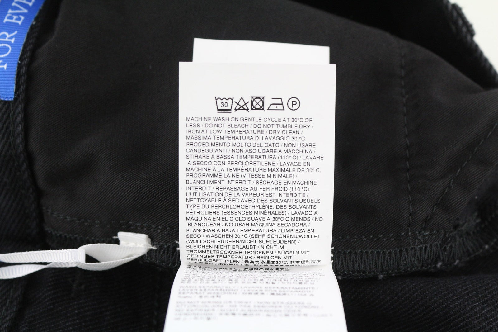 OFF-WHITE Women's Jeans W28 Meteor Cut-Out Straight Fit Black Cotton RRP575