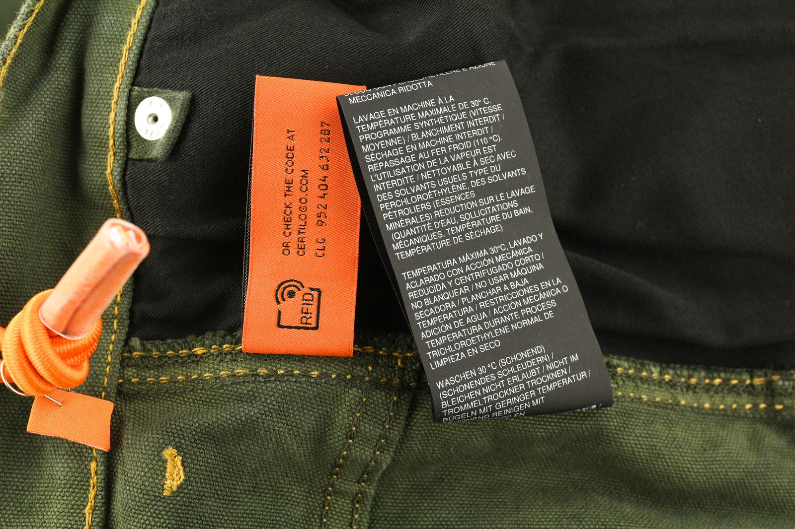 HERON PRESTON Men's Trousers L Green Cotton Regular Fit Casual Everyday RRP450