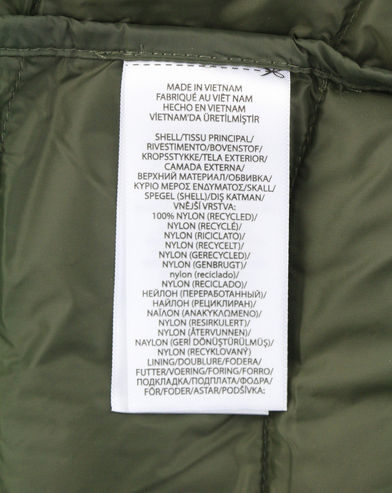 RALPH LAUREN Terra Men Waistcoat 2XL Green Performance Quilted Padded Zip RRP439