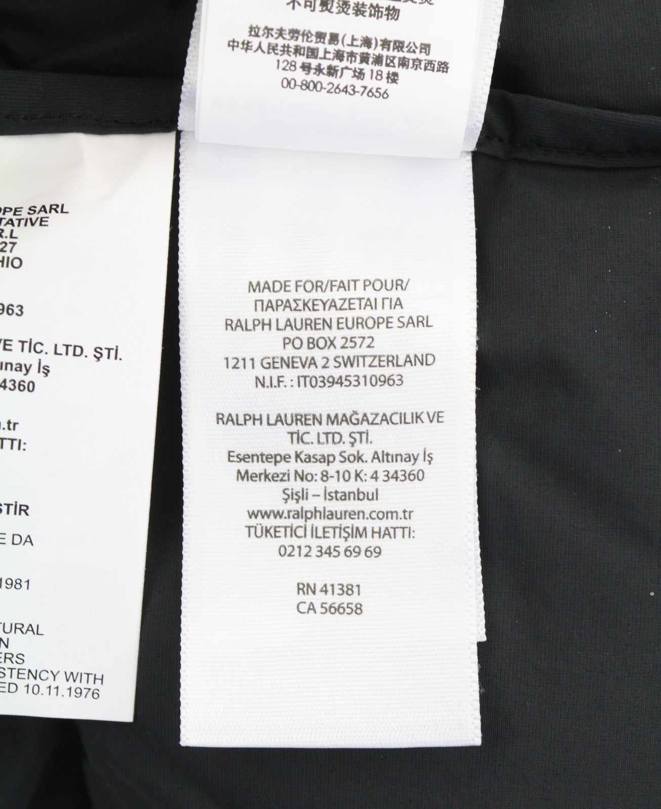 RALPH LAUREN Elmwood Men Waistcoat M Black Duck Down Filled Quilted Hooded Zip