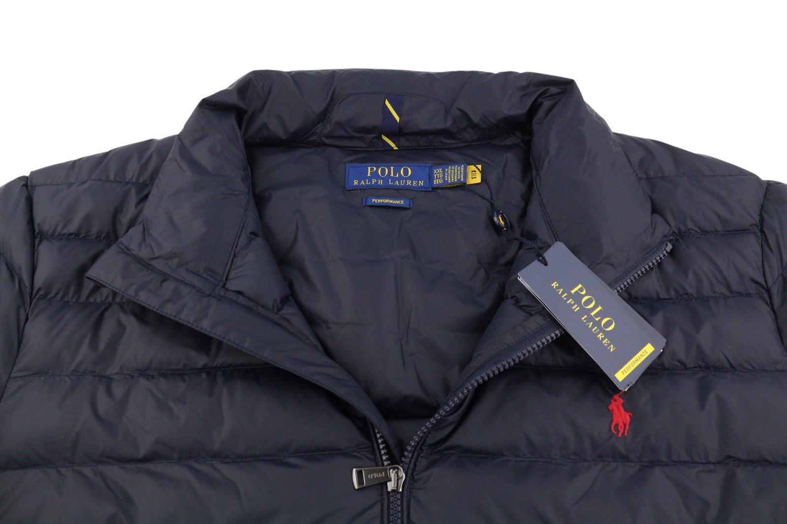 RALPH LAUREN Terra Men Jacket 2XL Blue Performance Quilted Puffer Padded RRP350