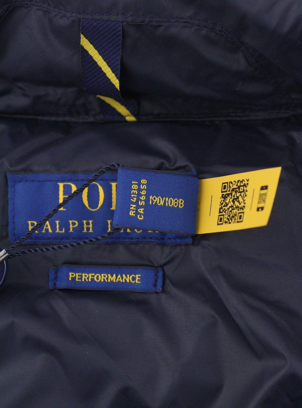 RALPH LAUREN Terra Men Jacket 2XL Blue Performance Quilted Puffer Padded RRP350