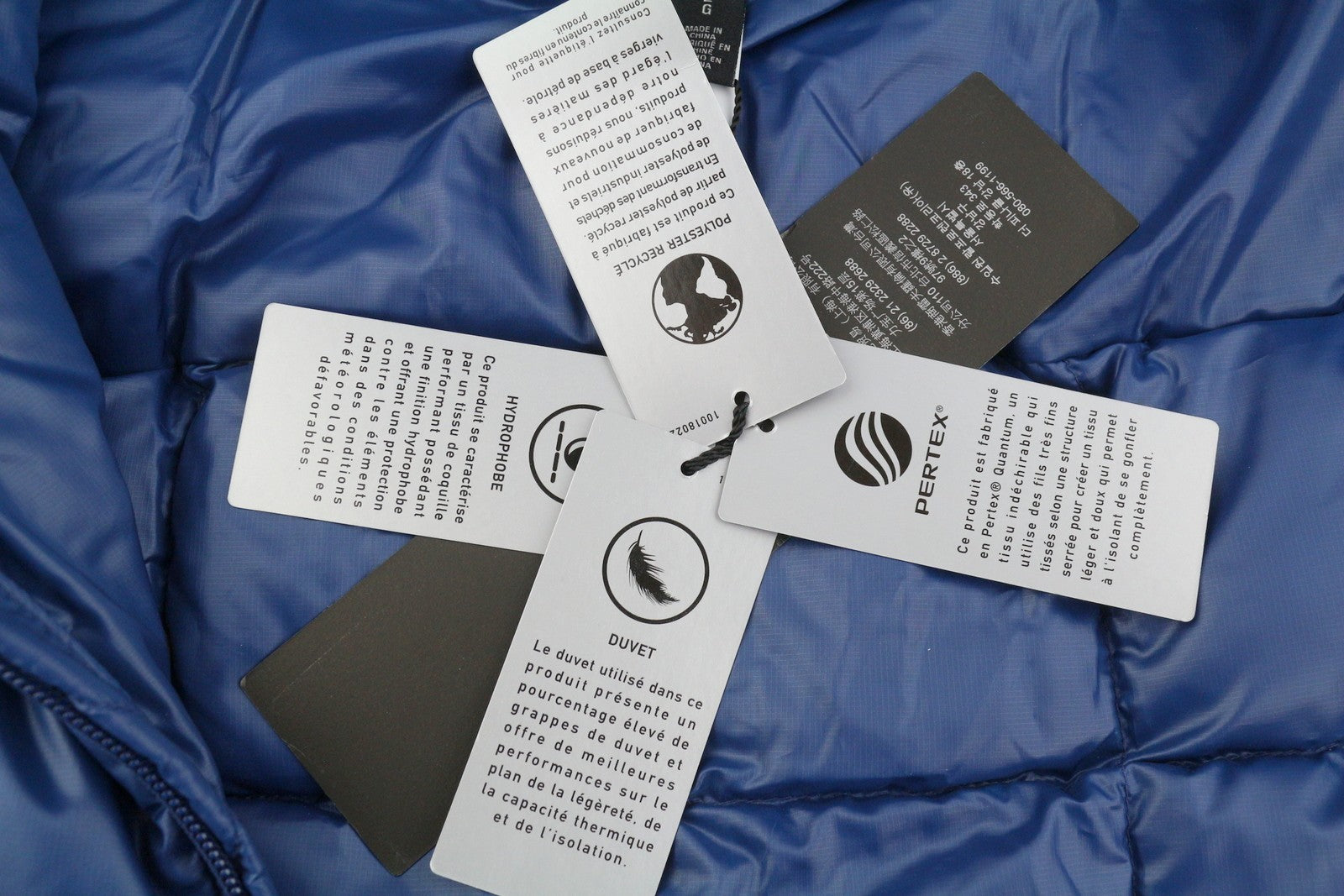 RLX RALPH LAUREN Dalston Men Jacket L Blue Pertex Quantum Down Filled RRP460