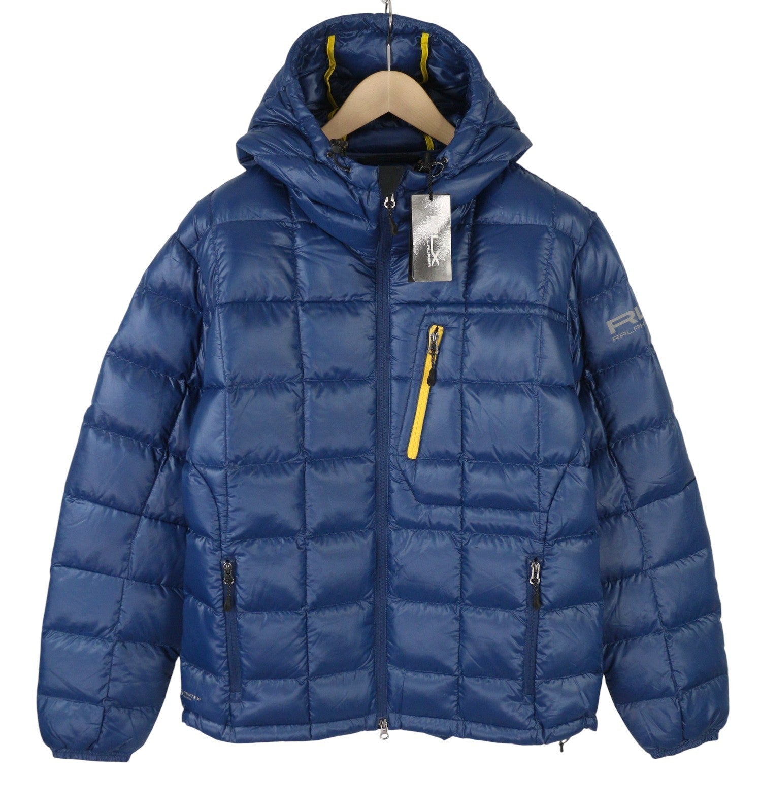 RLX RALPH LAUREN Dalston Men Jacket L Blue Pertex Quantum Down Filled RRP460
