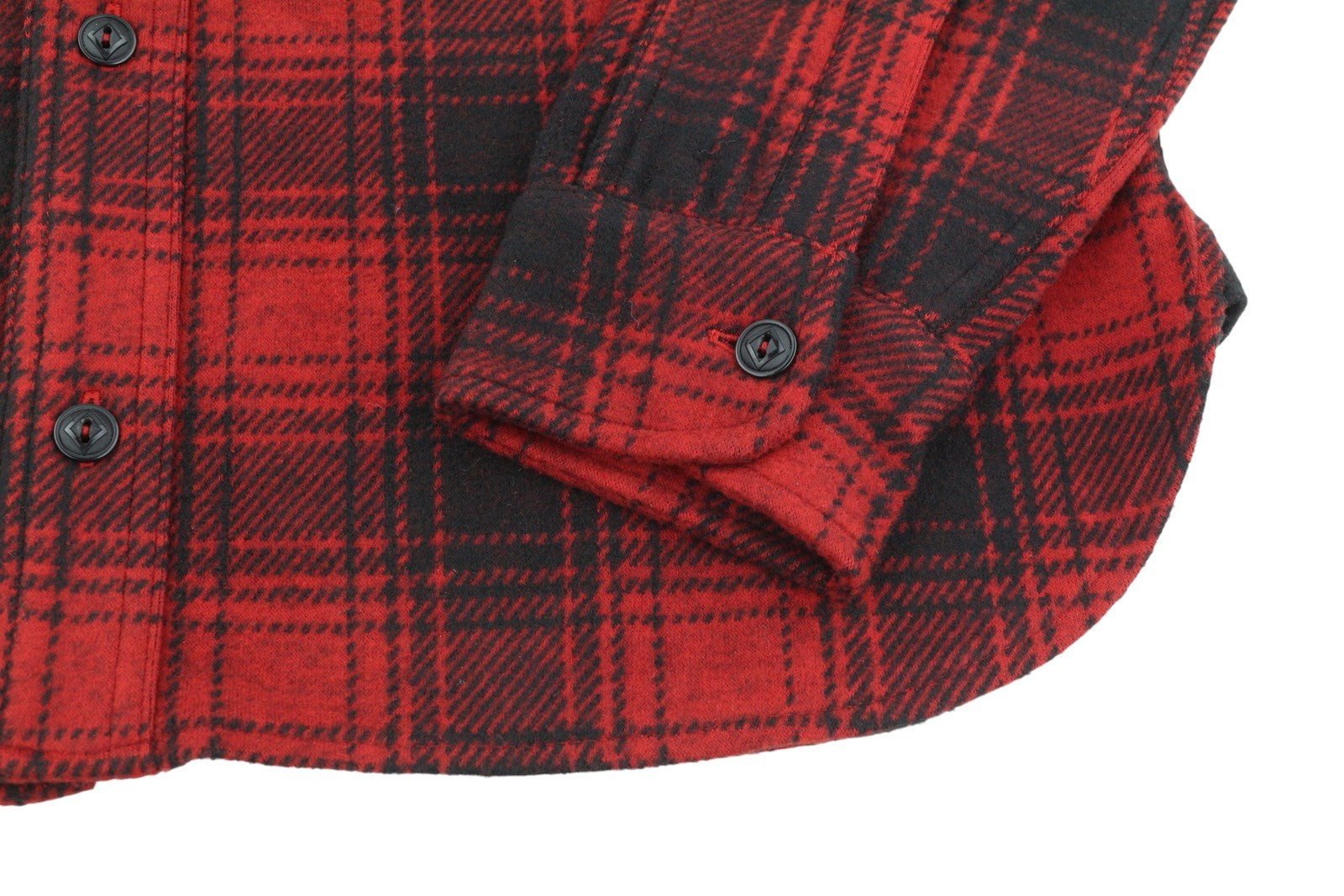 RALPH LAUREN Men Shirt S Red Flannel Stretch Plaid Soft Button-Up Spread Casual