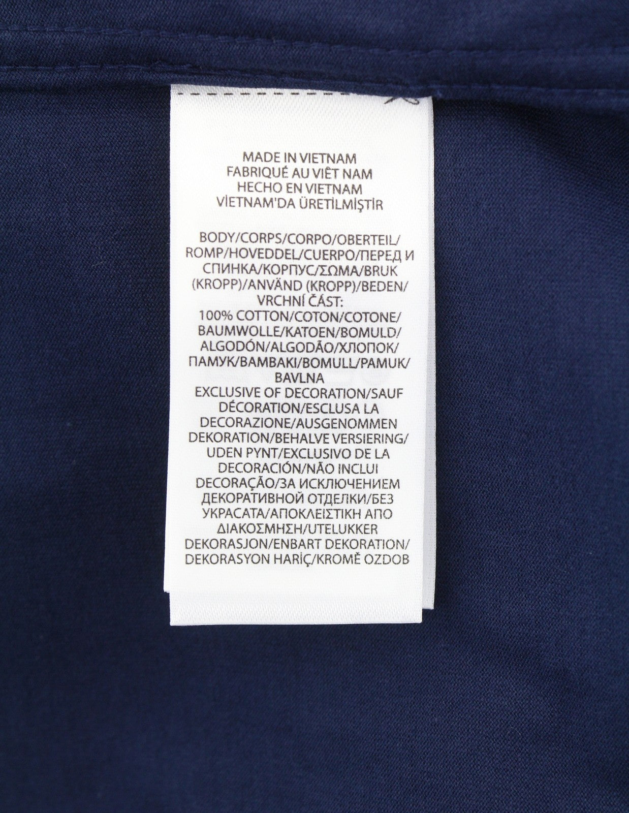 RALPH LAUREN Men Shirt L Dark Blue Cutaway Button-Up Embroidered Logo RRP160