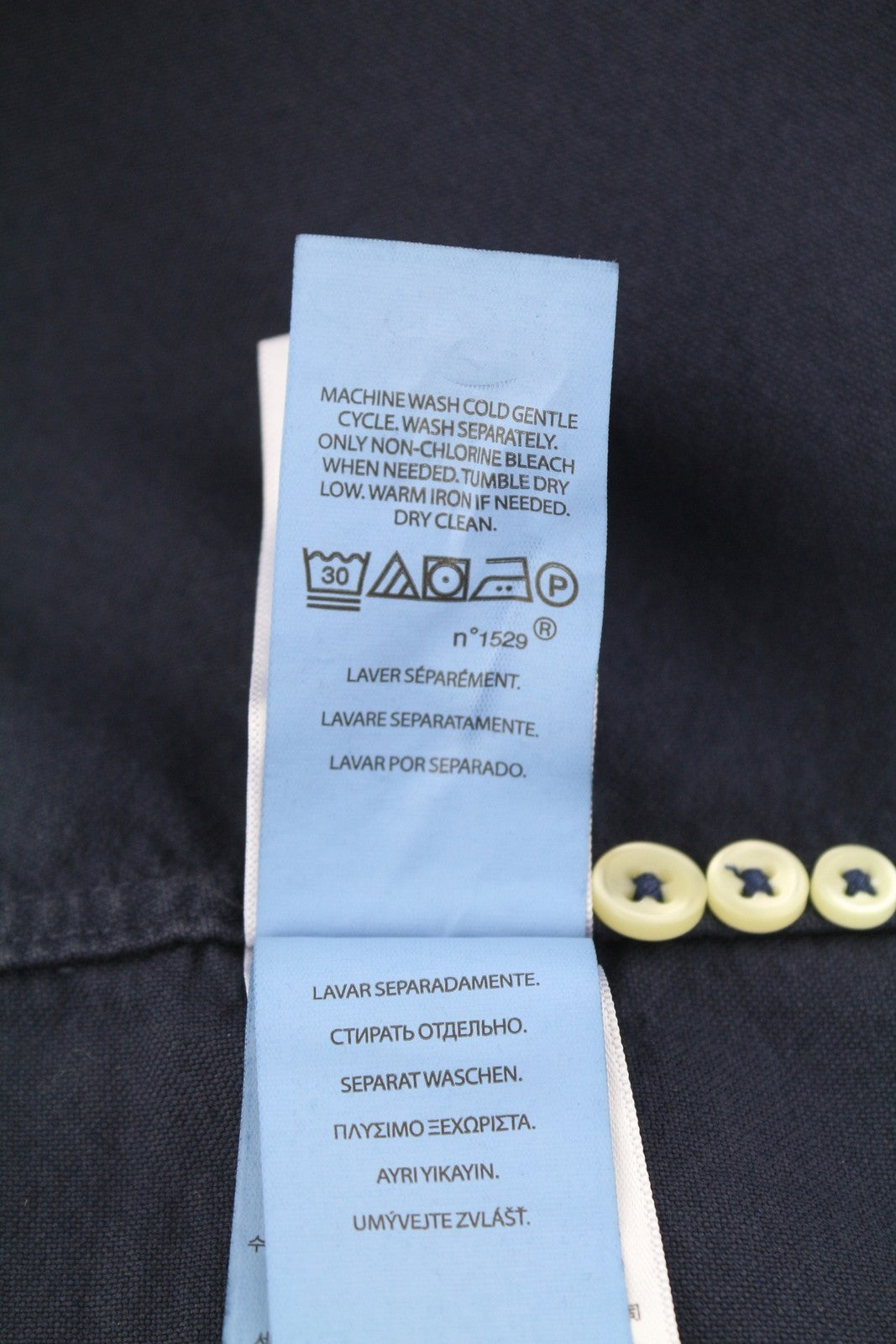 RALPH LAUREN Core Replen Men Shirt M Blue Button-Down Slim Fit Casual RRP159