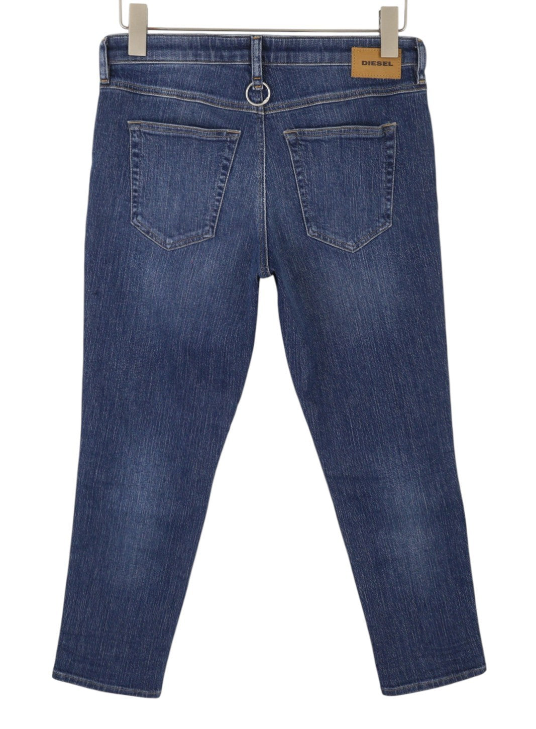 DIESEL Babhila 089AH Women Trousers W29/L30 Blue Faded Slim Skinny Fit Stretch