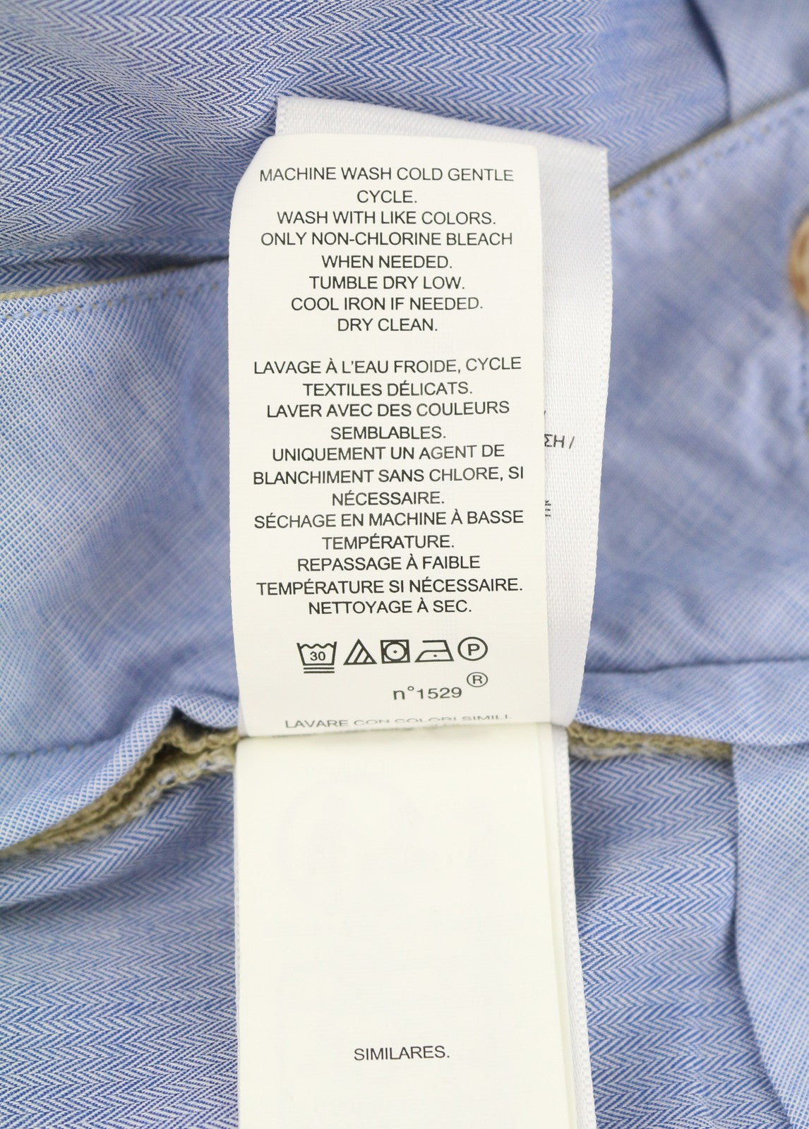 RALPH LAUREN Men Trousers W33/L32 Beige Chino Stretch Straight Fit Zip RRP179