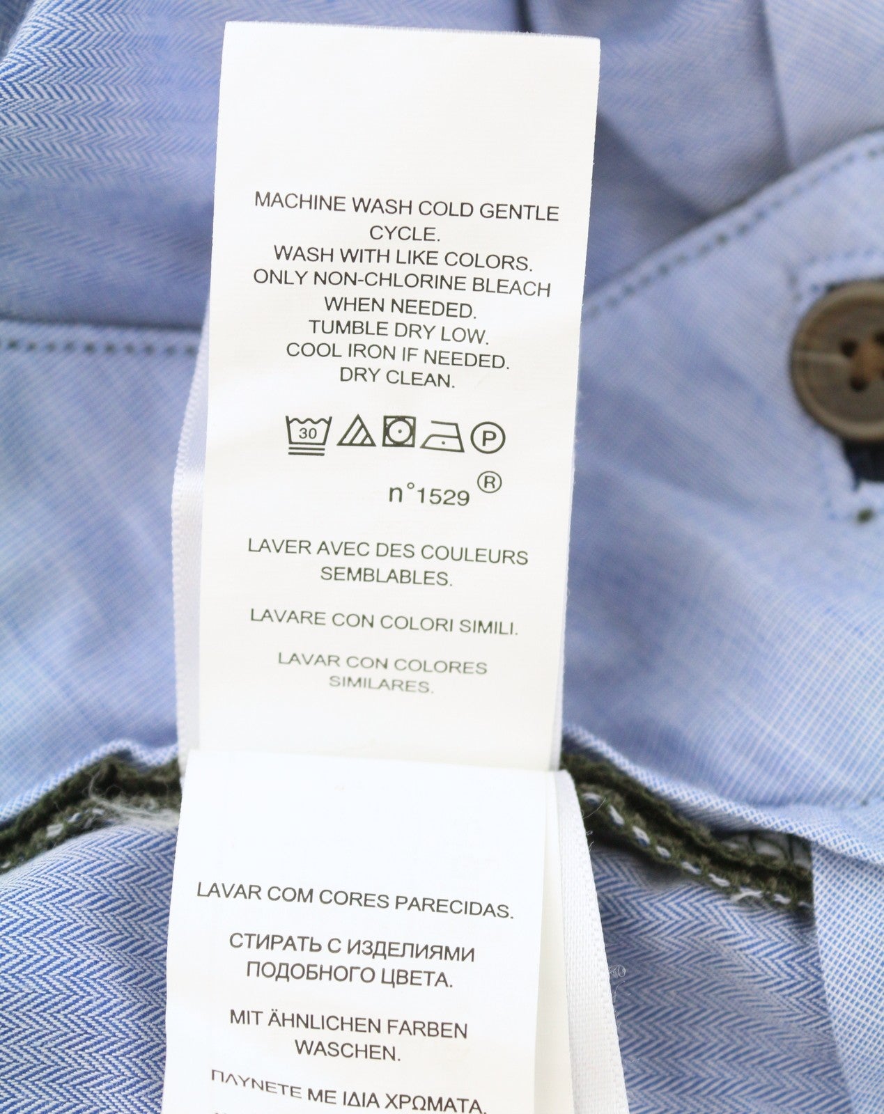 RALPH LAUREN Men Trousers W28/L34 Brown Chino Slim Stretch Low Waist RRP170