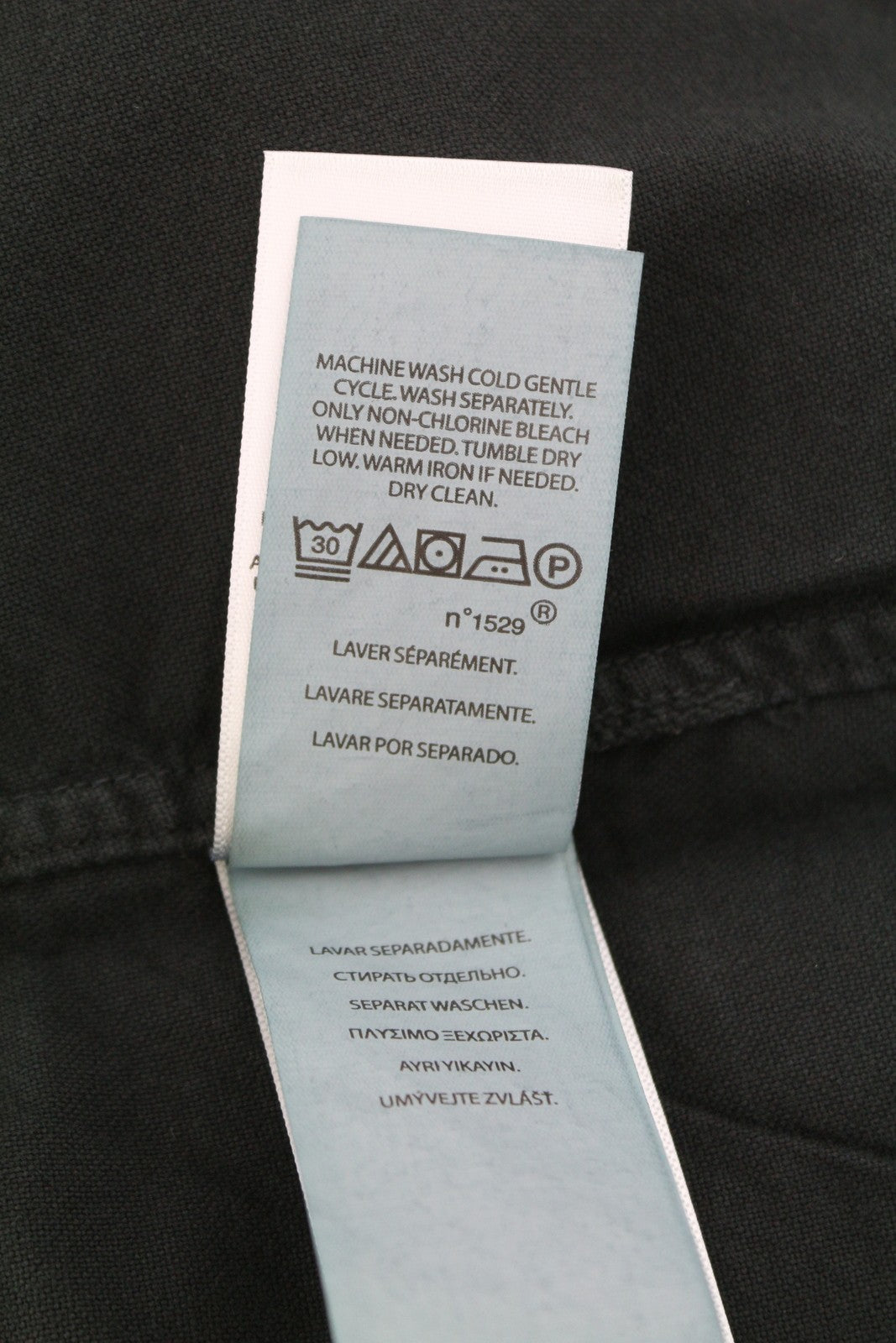 RALPH LAUREN Core Replen Men Shirt XL Black Button-Down Neck Slim Fit RRP159