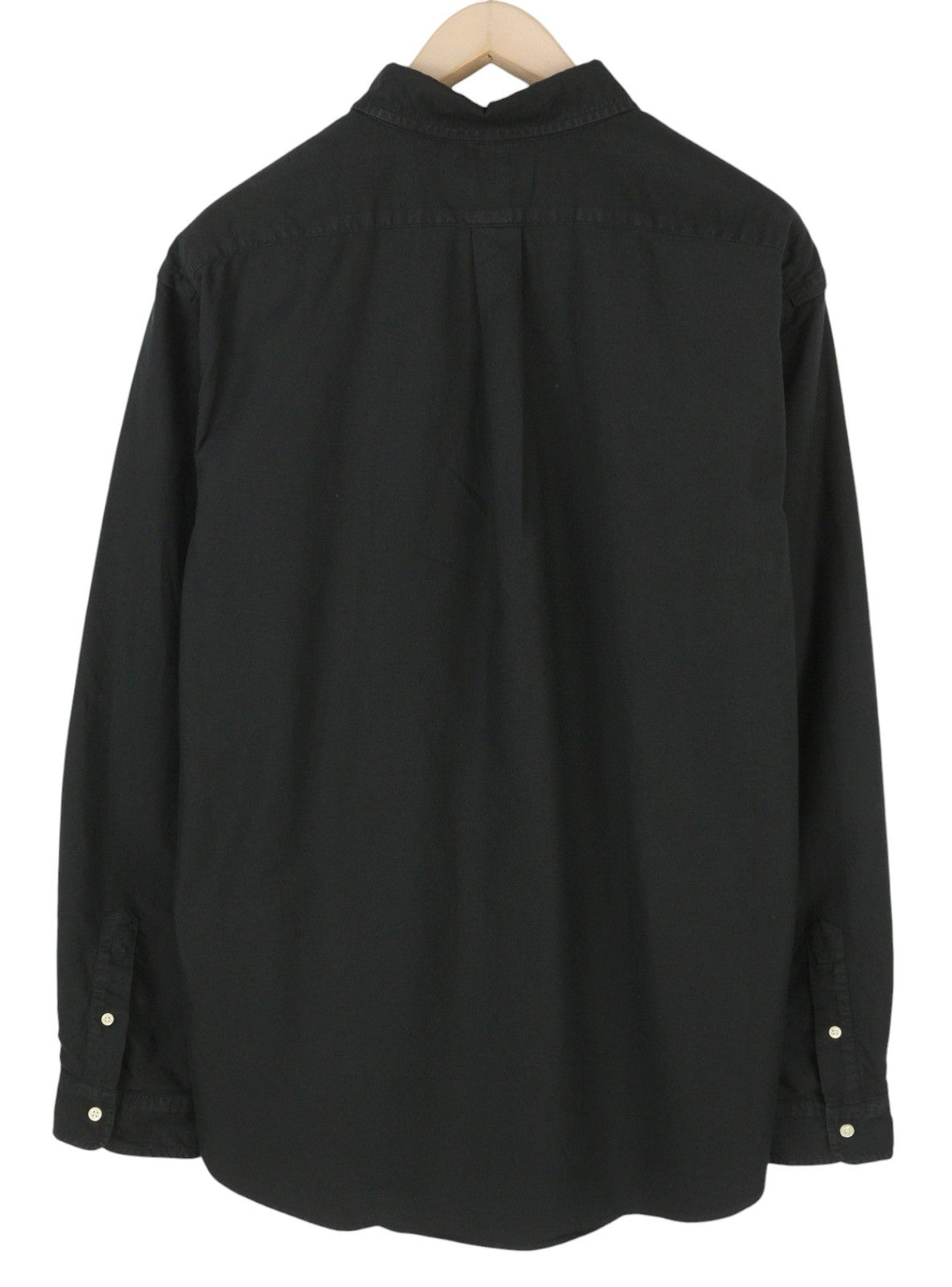 RALPH LAUREN Core Replen Men Shirt 2XL Black Button- Down Neck Custom Fit RRP149