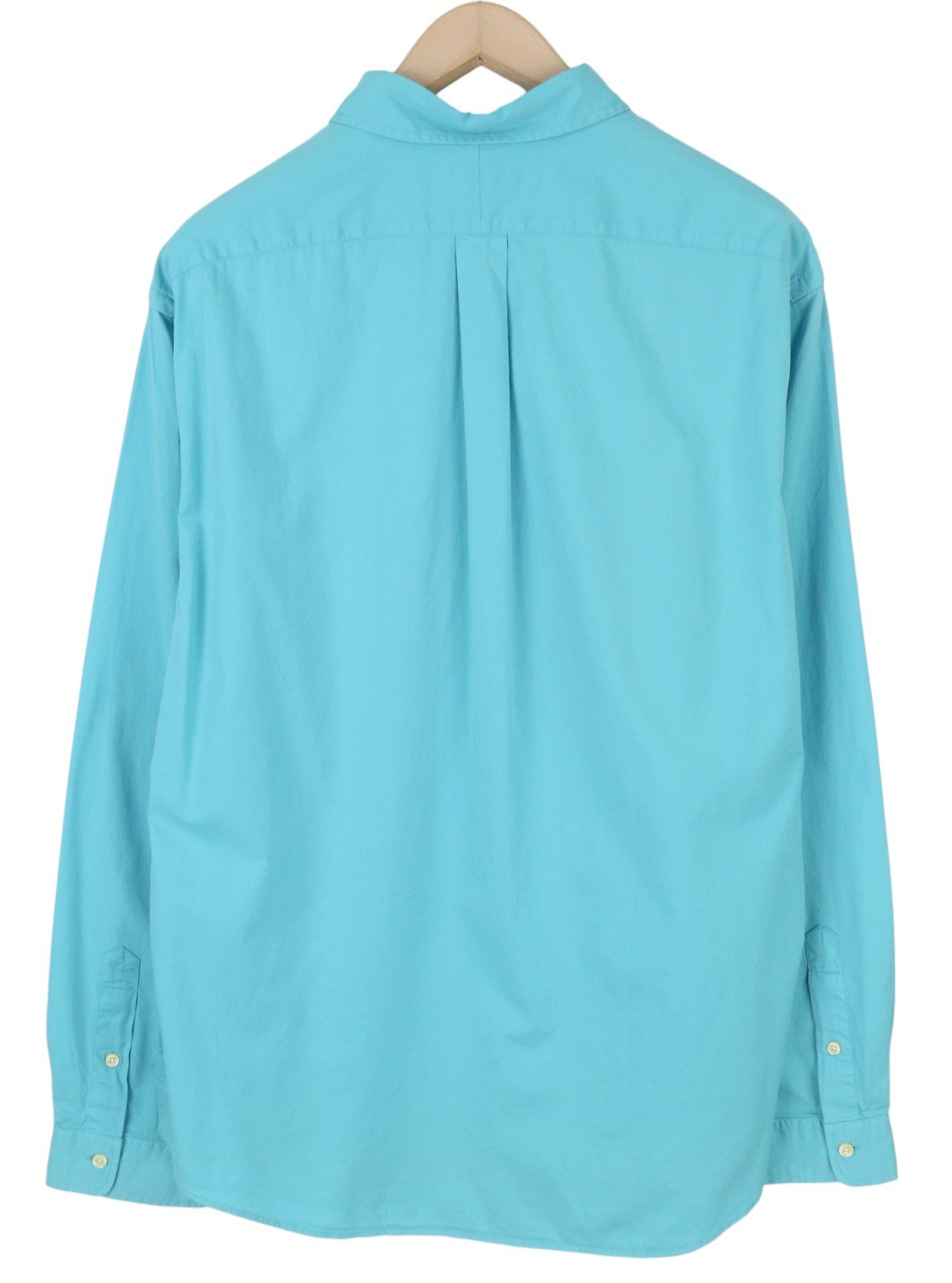 RALPH LAUREN Men Shirt 2XL Blue Slim Fit Feather Weight Twill Button-Down RRP150