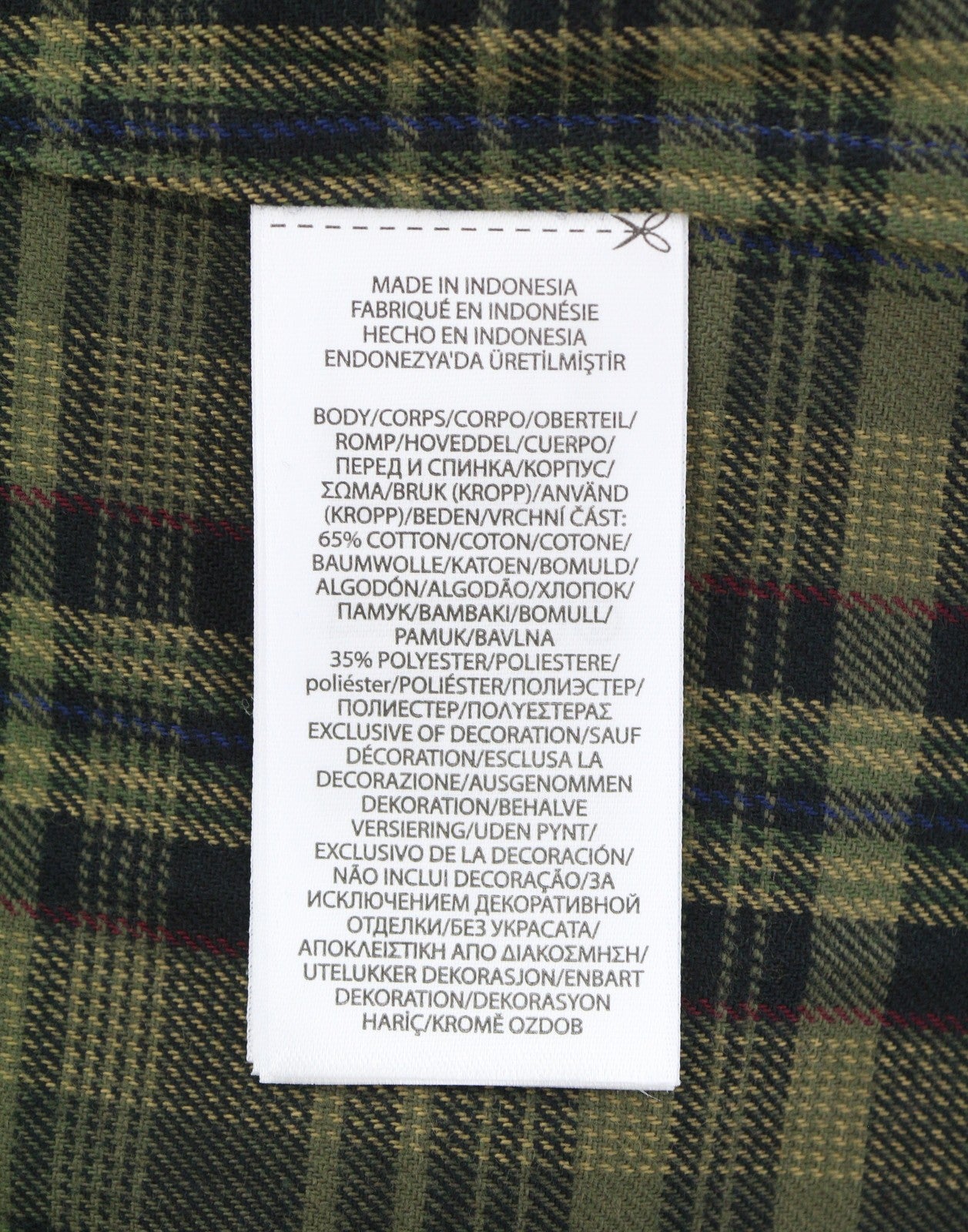 RALPH LAUREN Men Shirt XL Green Flannel Plaid Custom Fit Performance Button-Down