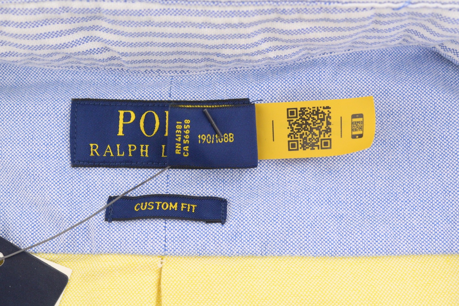 RALPH LAUREN Men Shirt 2XL Colourful Button-Down Neck Custom Fit Casual RRP230