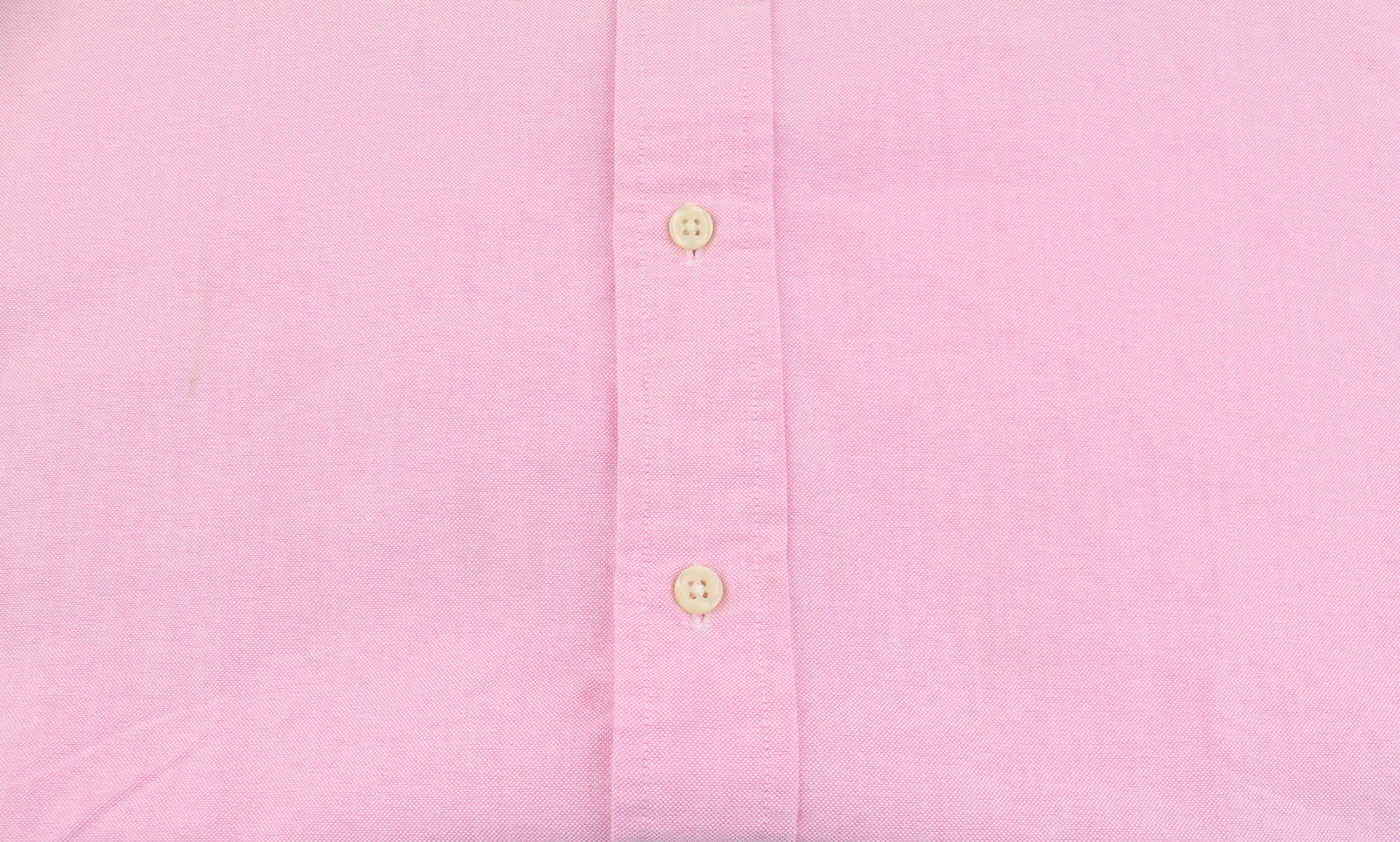 RALPH LAUREN Men Shirt L Pink Button-Down Neck Pocket Embroidered Logo Casual