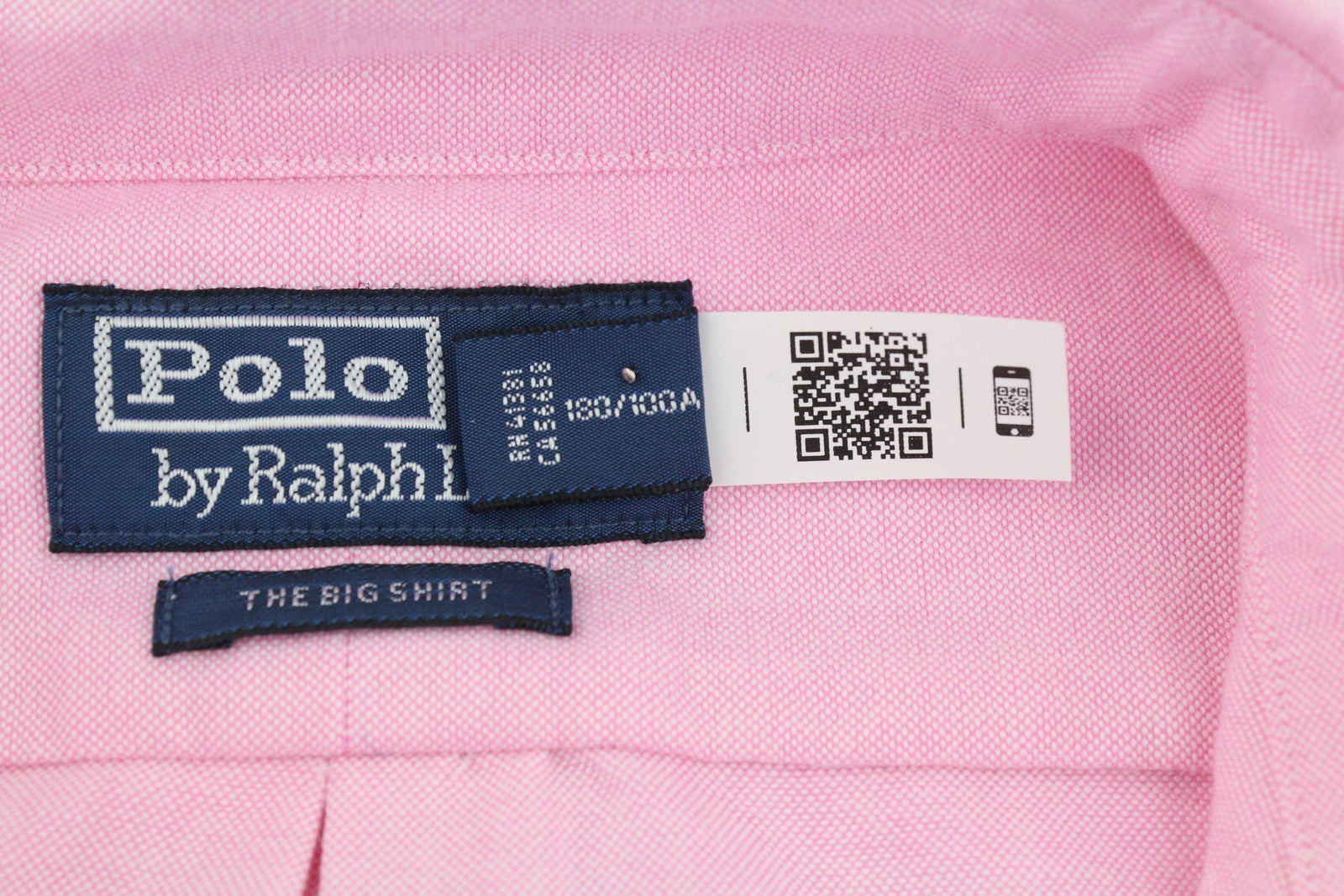 RALPH LAUREN Men Shirt L Pink Button-Down Neck Pocket Embroidered Logo Casual