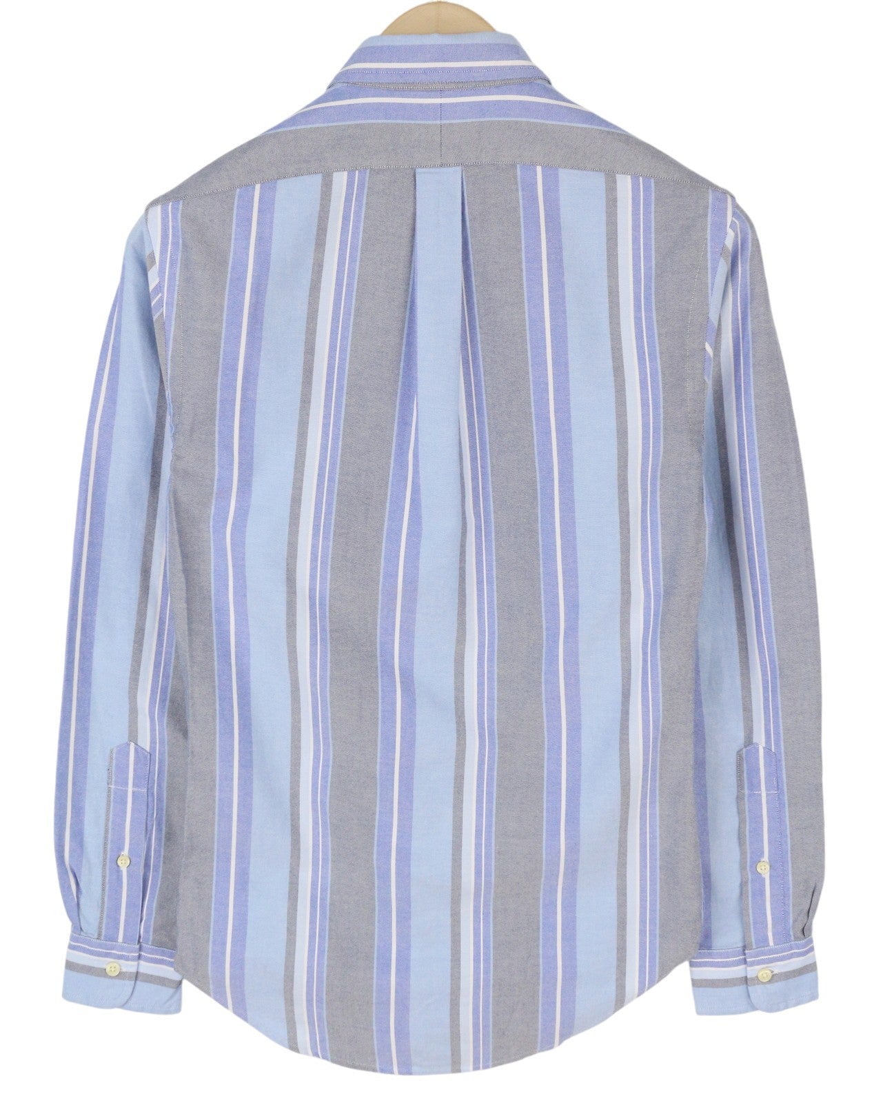 RALPH LAUREN Men Shirt XS Striped Slim Fit Button-Down Neck Embroidered Logo