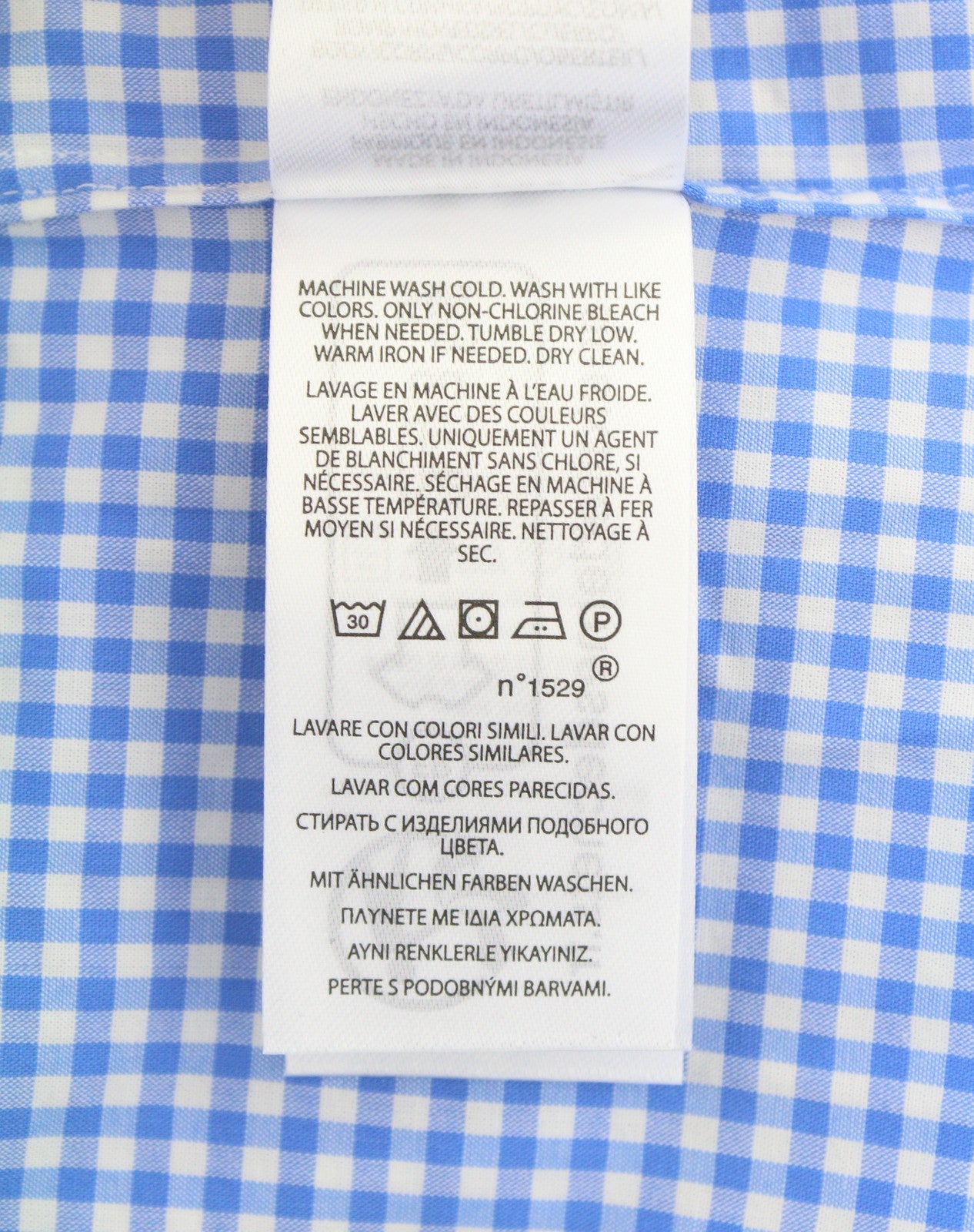 RALPH LAUREN Core Replen Men Shirt 2XL Blue Check Button-Down Custom Fit RRP159