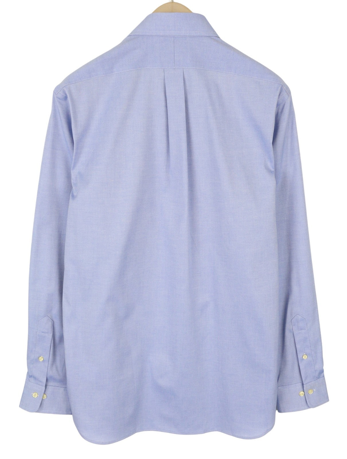 RALPH LAUREN Core Replen Men Formal Shirt M Blue Button Down Neck Custom RRP149