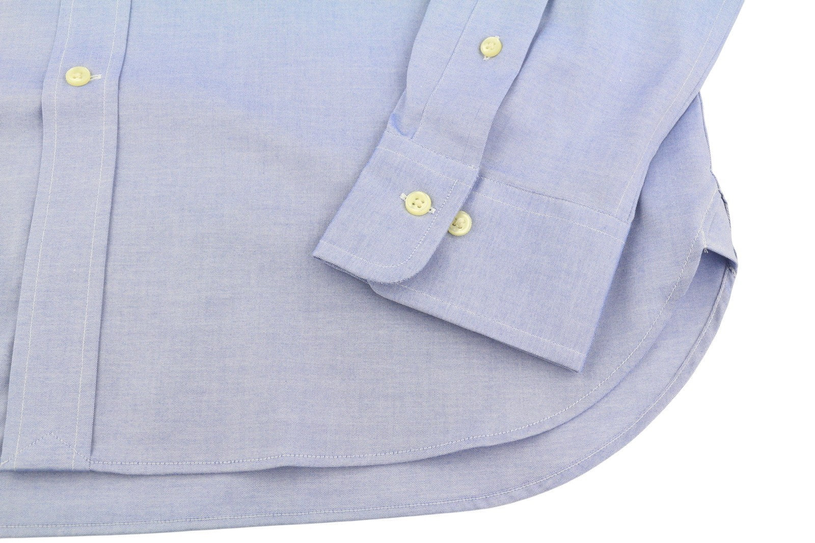 RALPH LAUREN Core Replen Men Formal Shirt M Blue Button Down Neck Custom RRP149