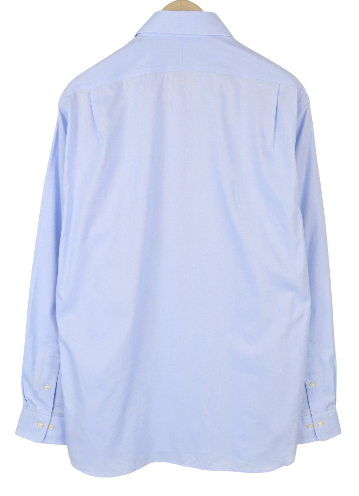 RALPH LAUREN Men Formal Shirt 17 Blue Cutaway Neck Button-Up Slim Fit RRP149