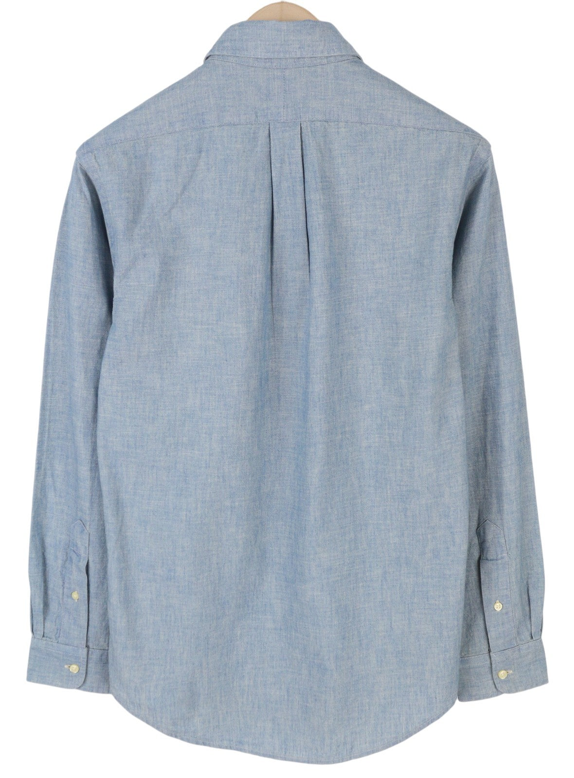 RALPH LAUREN Core Replen Men Shirt S Blue Faded Button-Down Custom Casual RRP159