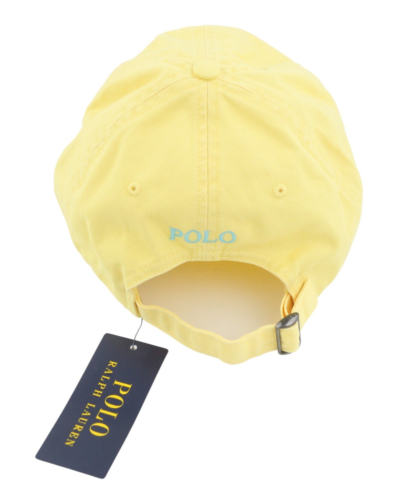 RALPH LAUREN Classic Sport Men Cap OS Yellow Embroidered Logo Baseball Unisex