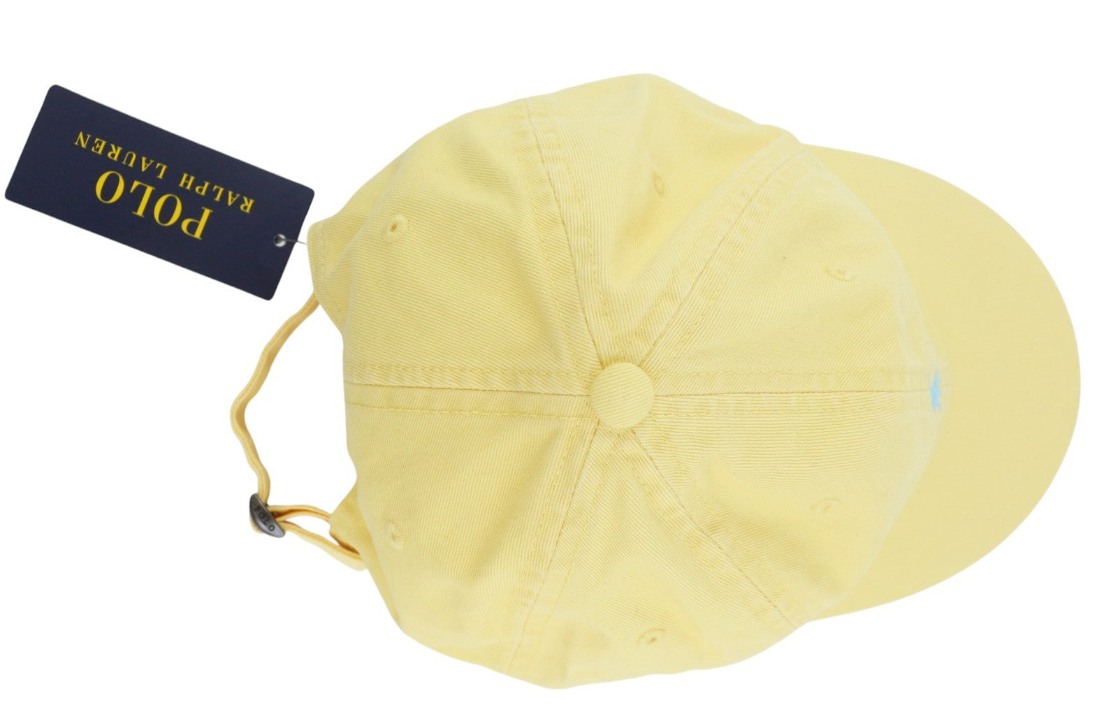 RALPH LAUREN Classic Sport Men Cap OS Yellow Embroidered Logo Baseball Unisex