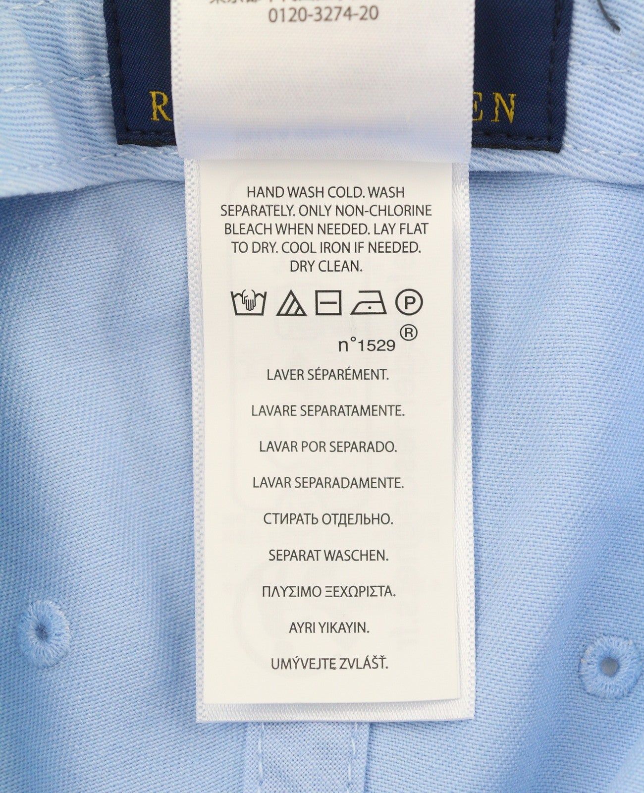 RALPH LAUREN Classic Sport Men Cap OS Blue Embroidered Logo Baseball Unisex